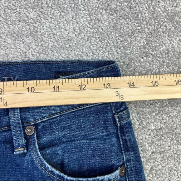 Citizens of Humanity Dani Jeans Women's 25 Blue Cropped Straight Low Rise Dark - Picture 10 of 14